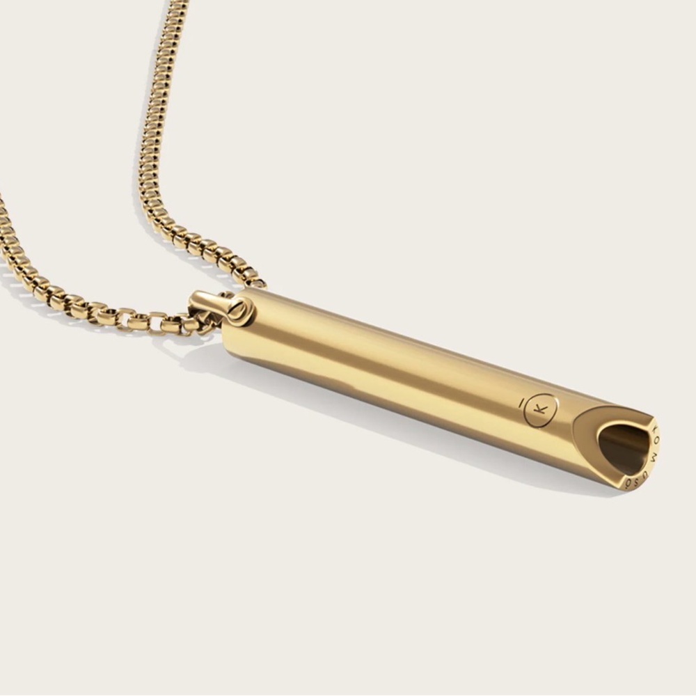 Komuso 14k gold plated Necklace